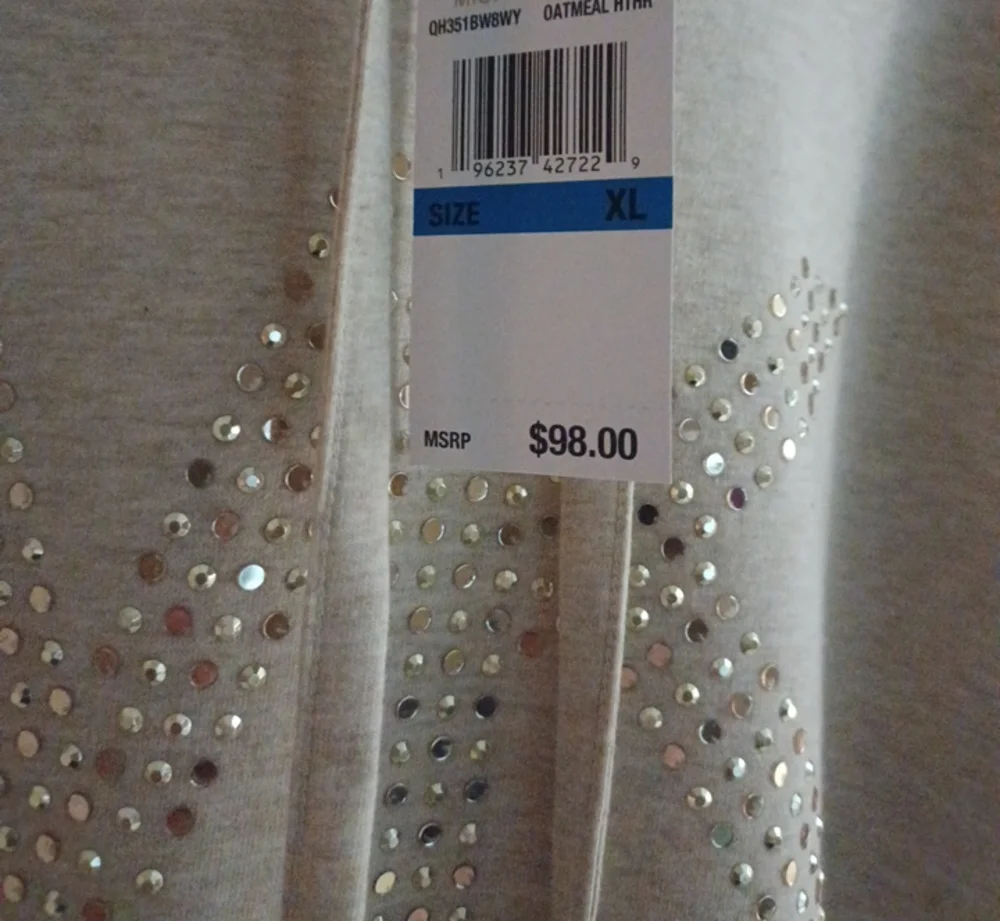 Michael Kors Beige Hoodie - Picture 2 of 2